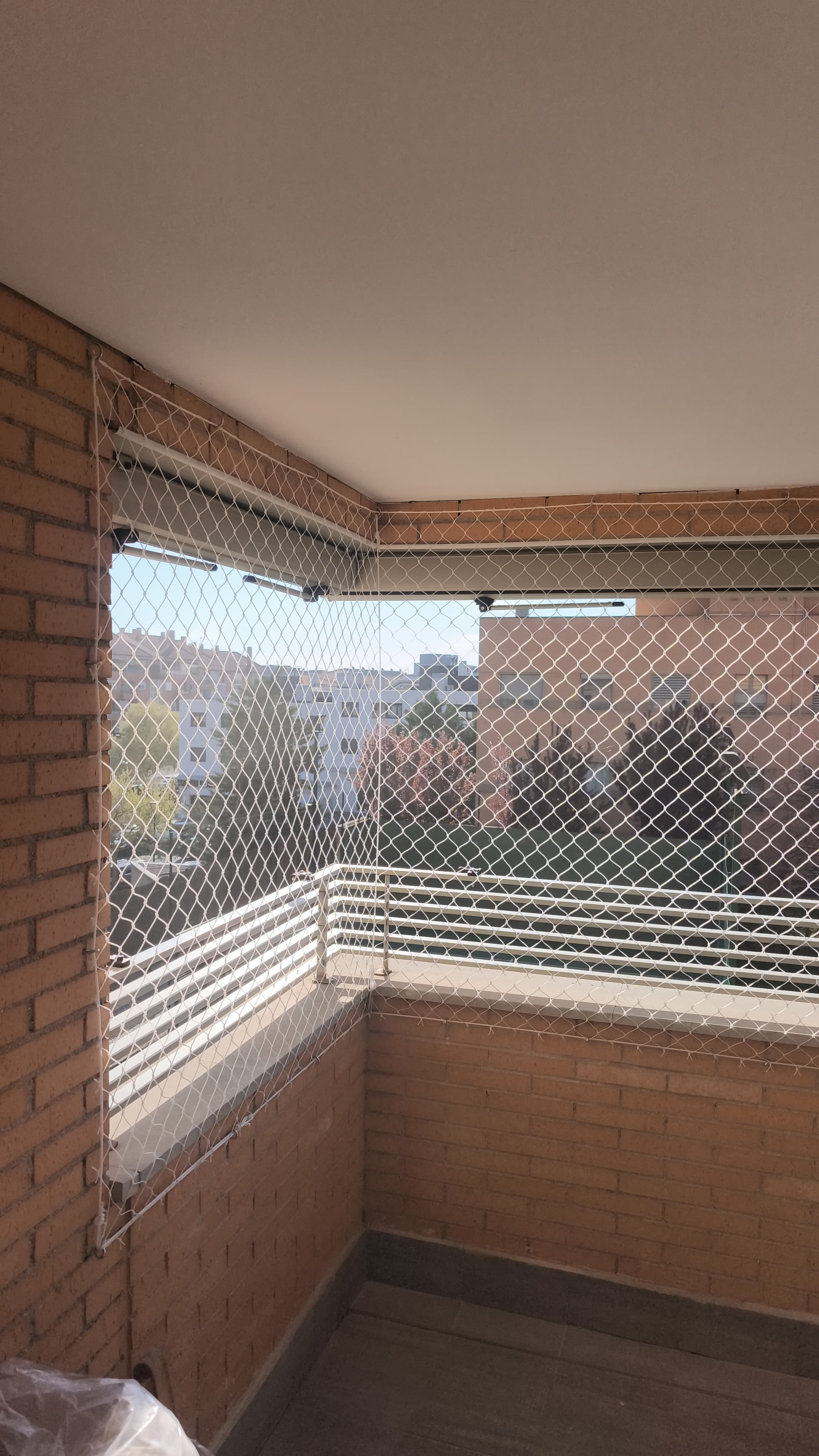 Malla de seguridad para terraza en Madrid